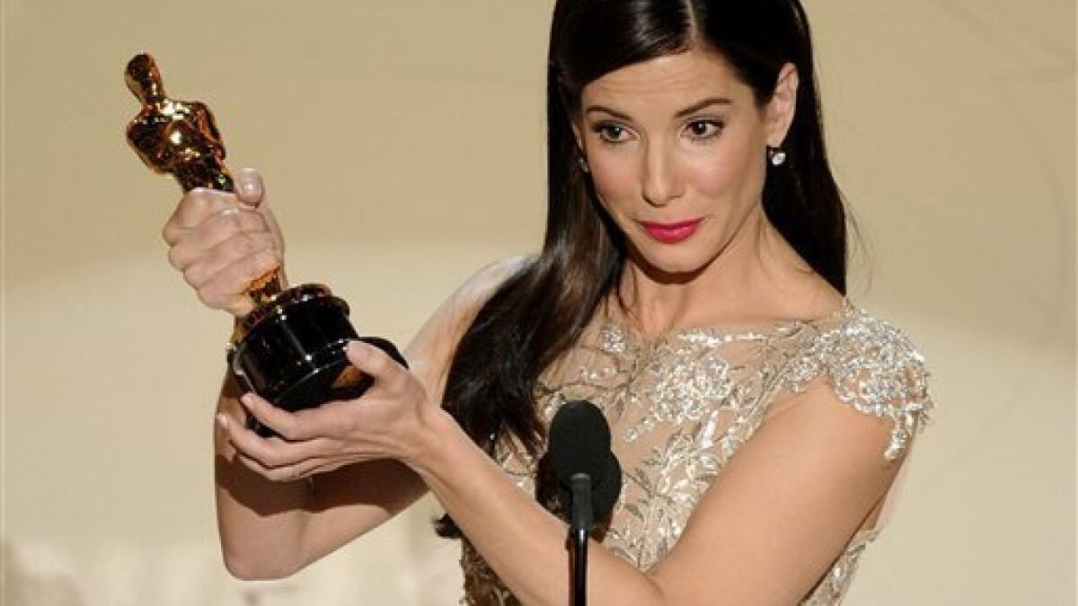 Sandra Bullock wins first Oscar as best actress The San Diego